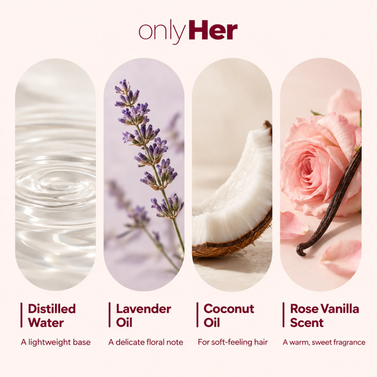 Rose Vanilla Hair Mist